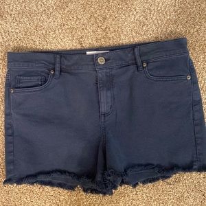 Blue denim Loft shorts
